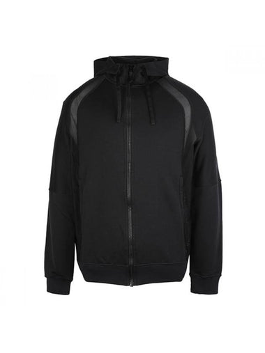 Shadow Mesh Hooded Jacket Black - STONE ISLAND - BALAAN 1