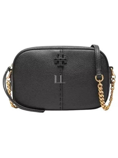 McGraw Logo Camera Shoulder Bag Black - TORY BURCH - BALAAN 2