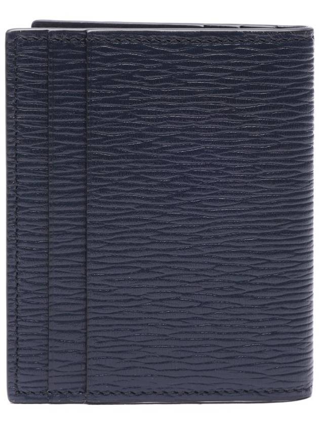 Gancini Card Wallet Ocean Blue - SALVATORE FERRAGAMO - BALAAN 5