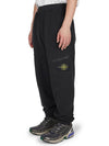 Logo Patch Track Pants Black - STONE ISLAND - BALAAN 9