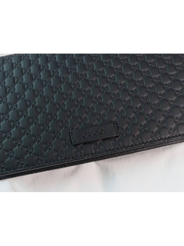 Microssima Strap Wallet Cross Bag Black - GUCCI - BALAAN 11
