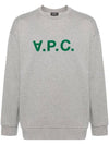 Eliot Logo Sweatshirt Grey - A.P.C. - BALAAN 1