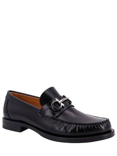 Gancini Ornament Loafer Black - SALVATORE FERRAGAMO - BALAAN 2