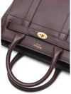 Bayswater Zipped Mini Classic Grain Tote Bag Oxblood - MULBERRY - BALAAN 4