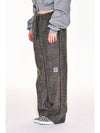 AVRIL TWEED WIDE LONG PANTS BLUE - FREAKISH BUILDING - BALAAN 1