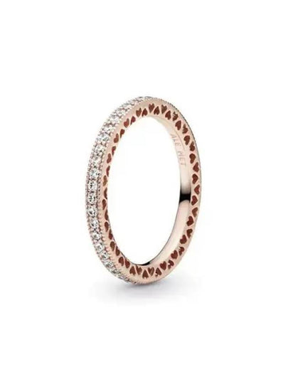 Sparkle Heart Ring Rose Gold - PANDORA - BALAAN 2