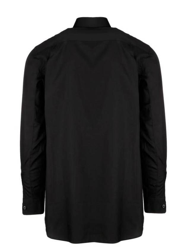 Play Black Heart Patch Cotton Long Sleeve Shirt Black - COMME DES GARCONS - BALAAN 3