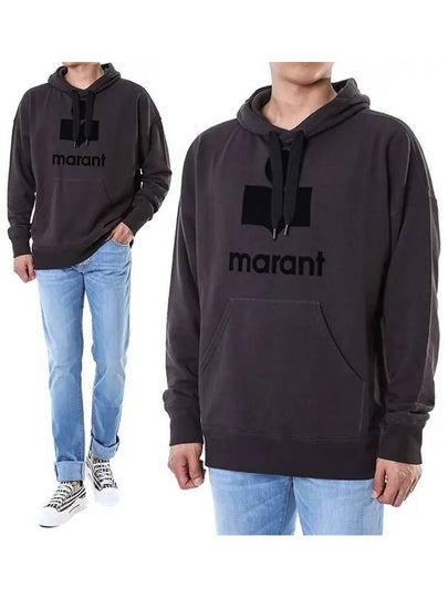 Miley Logo Hoodie Faded Black - ISABEL MARANT - BALAAN 2