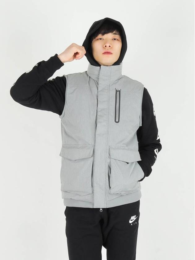 Heavy Down Vest Grey - NIKE - BALAAN 11