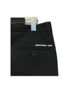 Wool Cropped Tailored Straight Pants Black - DSQUARED2 - BALAAN 6