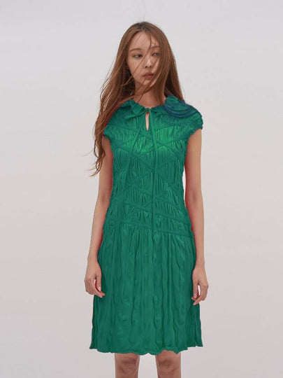 Tie Me Up Short Dress Emerald Green - ICONOGRAPHY - BALAAN 2