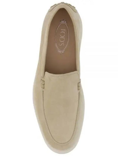 Casual Suede Slipper Loafers Beige - TOD'S - BALAAN 2