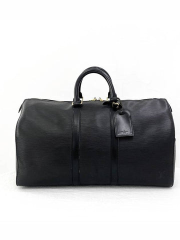 Epi Black Keepall 45 Boston Travel Bag - LOUIS VUITTON - BALAAN 1