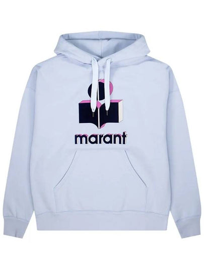 Miley Logo 3D Hoodie Light Blue - ISABEL MARANT - BALAAN 2