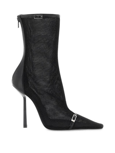 Mesh Oxalis ankle boots 763457 AACTJ 1000 - SAINT LAURENT - BALAAN 1