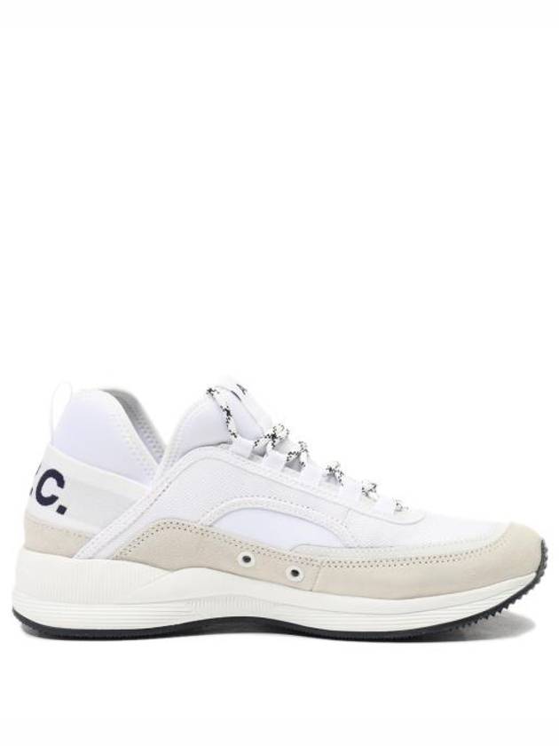 Run Around Logo Low Top Sneakers White - A.P.C. - BALAAN 5