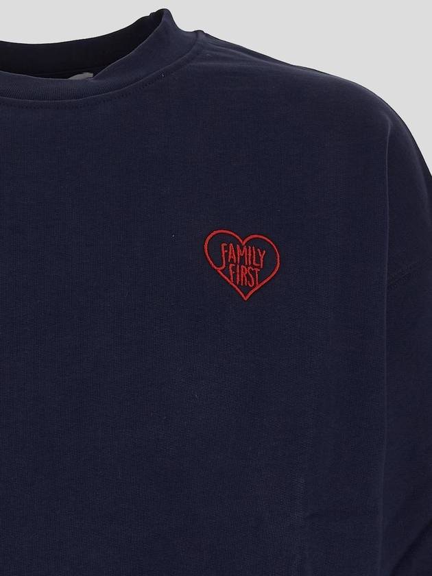 Family First Sweatshirt With Heart Embroidery - FAMILY FIRST - BALAAN 3