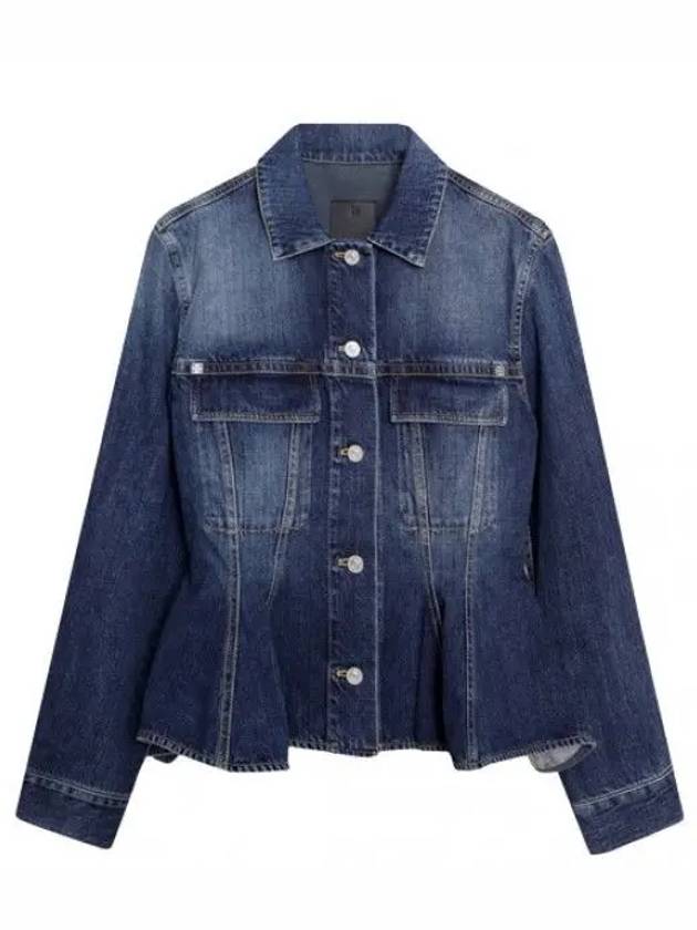 jacket peplum denim - GIVENCHY - BALAAN 1