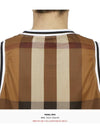 Check Print Mesh Vest Brown - BURBERRY - BALAAN 10