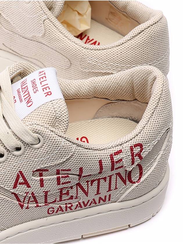 Atelier Camouflage Low Top Sneakers Natural - VALENTINO - BALAAN 6