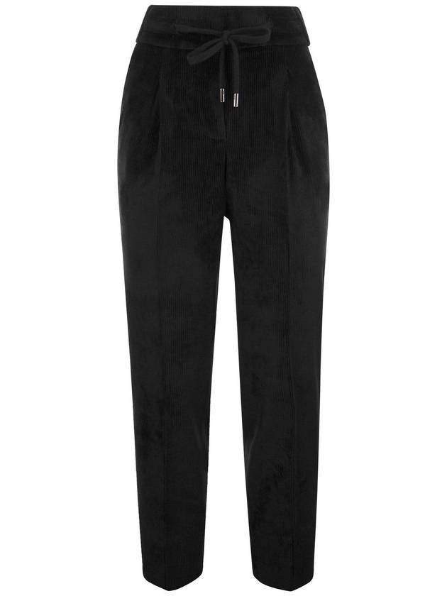 Corduroy pull-up trousers - PESERICO - BALAAN 1