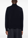 De Coeur Turtleneck Navy - AMI - BALAAN 5