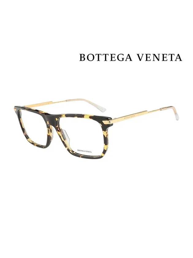 Eyewear Square Acetate Eyeglasses Havana - BOTTEGA VENETA - BALAAN 1