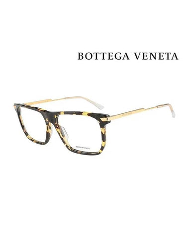 Eyewear Square Acetate Eyeglasses Havana - BOTTEGA VENETA - BALAAN 1