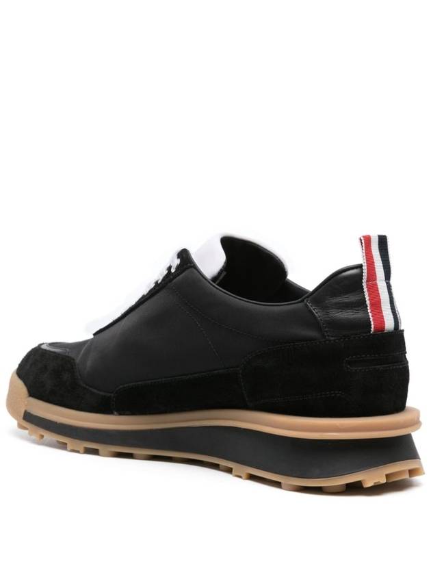 Alumni Eco Nylon Sneaker Black - THOM BROWNE - BALAAN 4