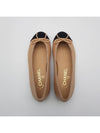 Two Tone Lambskin Ballerina Beige Black - CHANEL - BALAAN 8