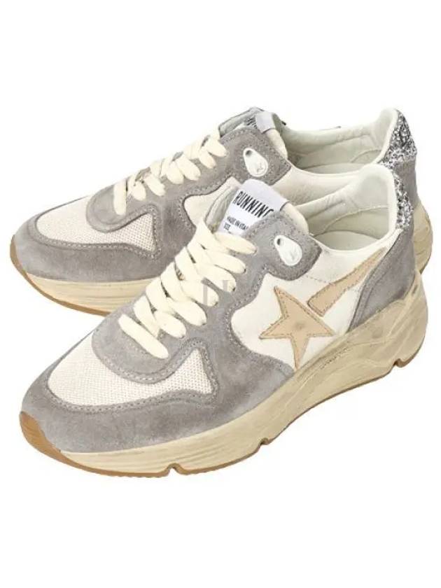 Running Sole Canvas Toe Star Low Top Sneakers Grey - GOLDEN GOOSE - BALAAN 2