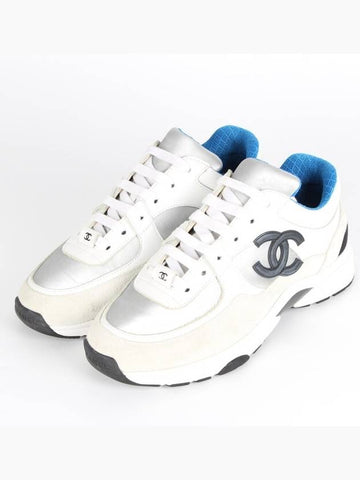 CC logo suede sneakers 36 5 235 - CHANEL - BALAAN 1