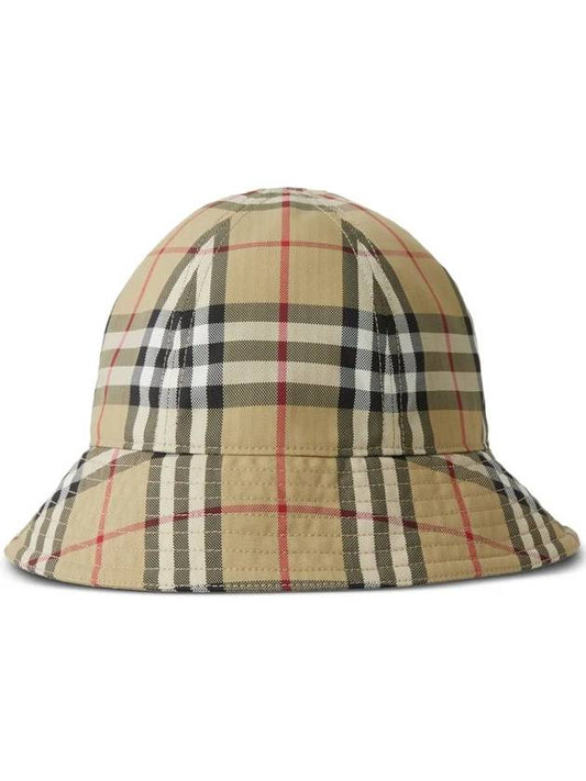 Vintage Check Nylon Bucket Hat Archive Beige - BURBERRY - BALAAN 1