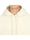 Label Hoodie Ivory - AMI - BALAAN 7