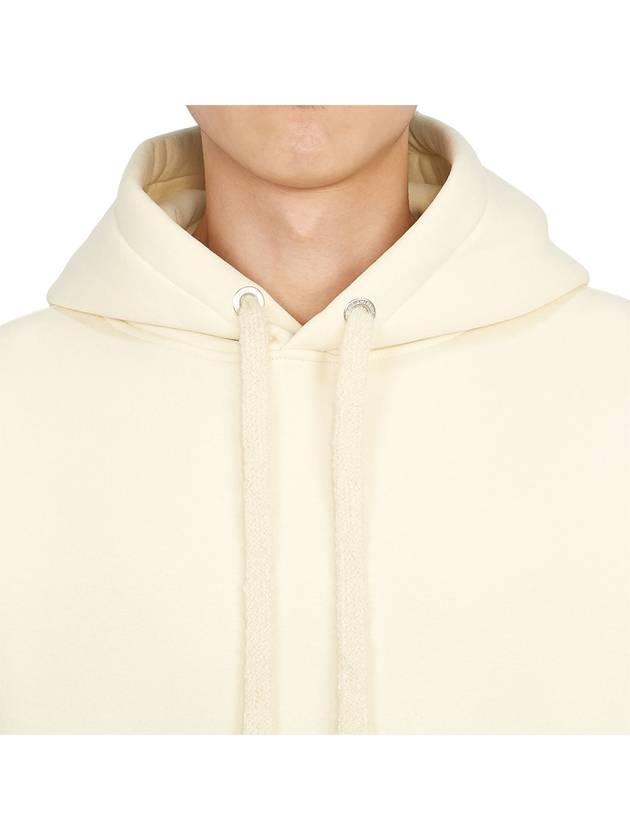 Label Hoodie Ivory - AMI - BALAAN 7