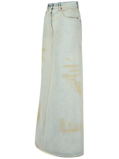 Mm6 Maison Margiela Blue Denim Skirt - MAISON MARGIELA - BALAAN 2