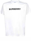 logo print cotton short sleeve t-shirt white - BURBERRY - BALAAN 2