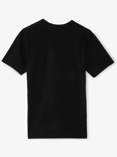 Comme des Gar ons Gold Heart Short Sleeve T Shirt Black - COMME DES GARCONS PLAY - BALAAN 2