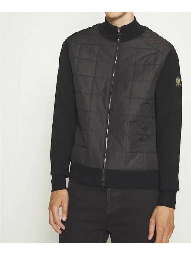 Kelbrook Merino Wool Zip Cardigan Black - BELSTAFF - BALAAN 5