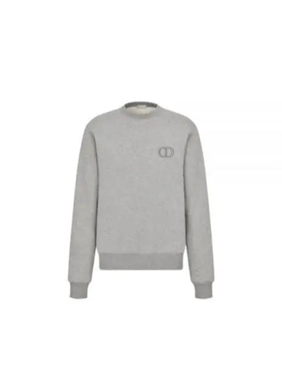 CD Icon Cotton Sweatshirt Grey - DIOR - BALAAN 2