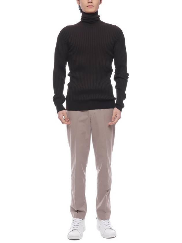 Wool Turtleneck Black - DOLCE&GABBANA - BALAAN 4