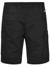 Men's Patch Logo Shorts Black - CP COMPANY - BALAAN 4