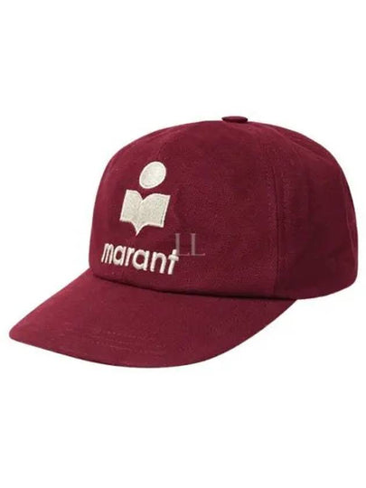 Tyron Logo Cotton Ball Cap Red - ISABEL MARANT - BALAAN 2