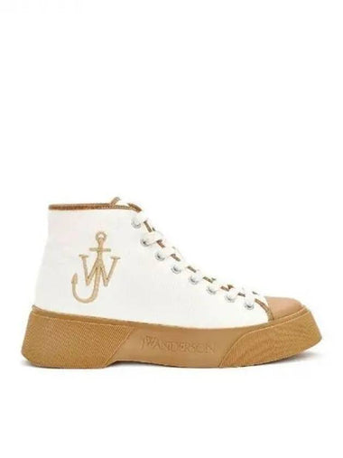 Anchor logo cotton high sneakers 270408 - JW ANDERSON - BALAAN 1