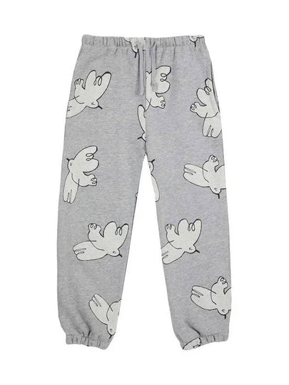 Kids Bird Jogger Pants Gray B224AC077 051 - BOBO CHOSES - BALAAN 2