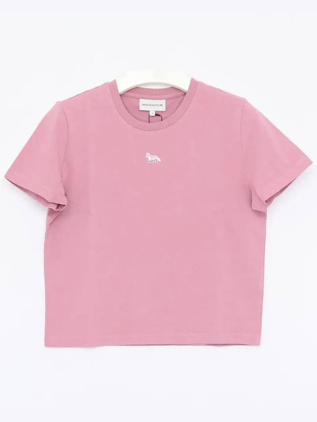 Baby Fox Patch Baby Short Sleeve T-Shirt Blossom - MAISON KITSUNE - BALAAN 2