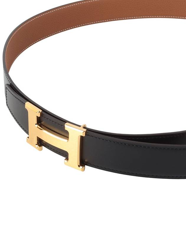 Gold H buckle reversible double sided belt 32mm 100 size 34127 4 - HERMES - BALAAN 2