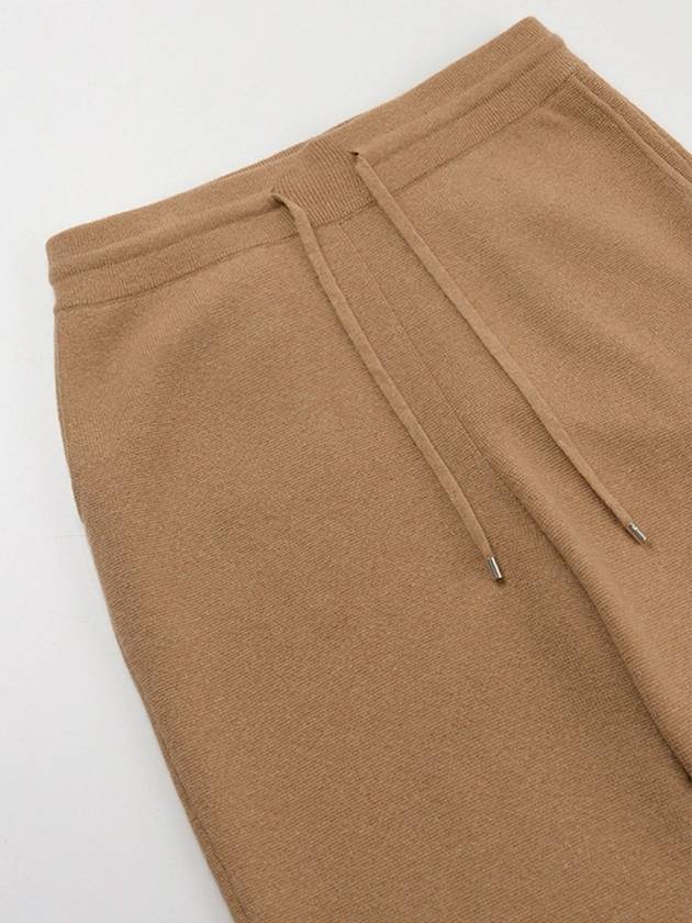 100% Cashmere Drawstring Banding Roll-up Pants C1KSL01 - CALLAITE - BALAAN 7