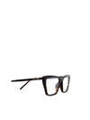 SL 737 Cat Eye Havana Glasses OPT 002 - SAINT LAURENT - BALAAN 3