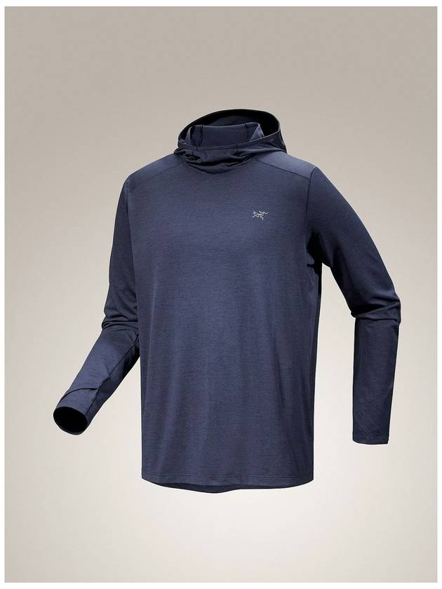 Cormac Logo Hoodie Blue Heather - ARC'TERYX - BALAAN 1